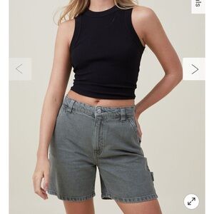 Cotton On Carpenter Denim Shorts